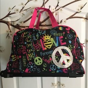Multi Color Weekend Travel Bag with Wheels